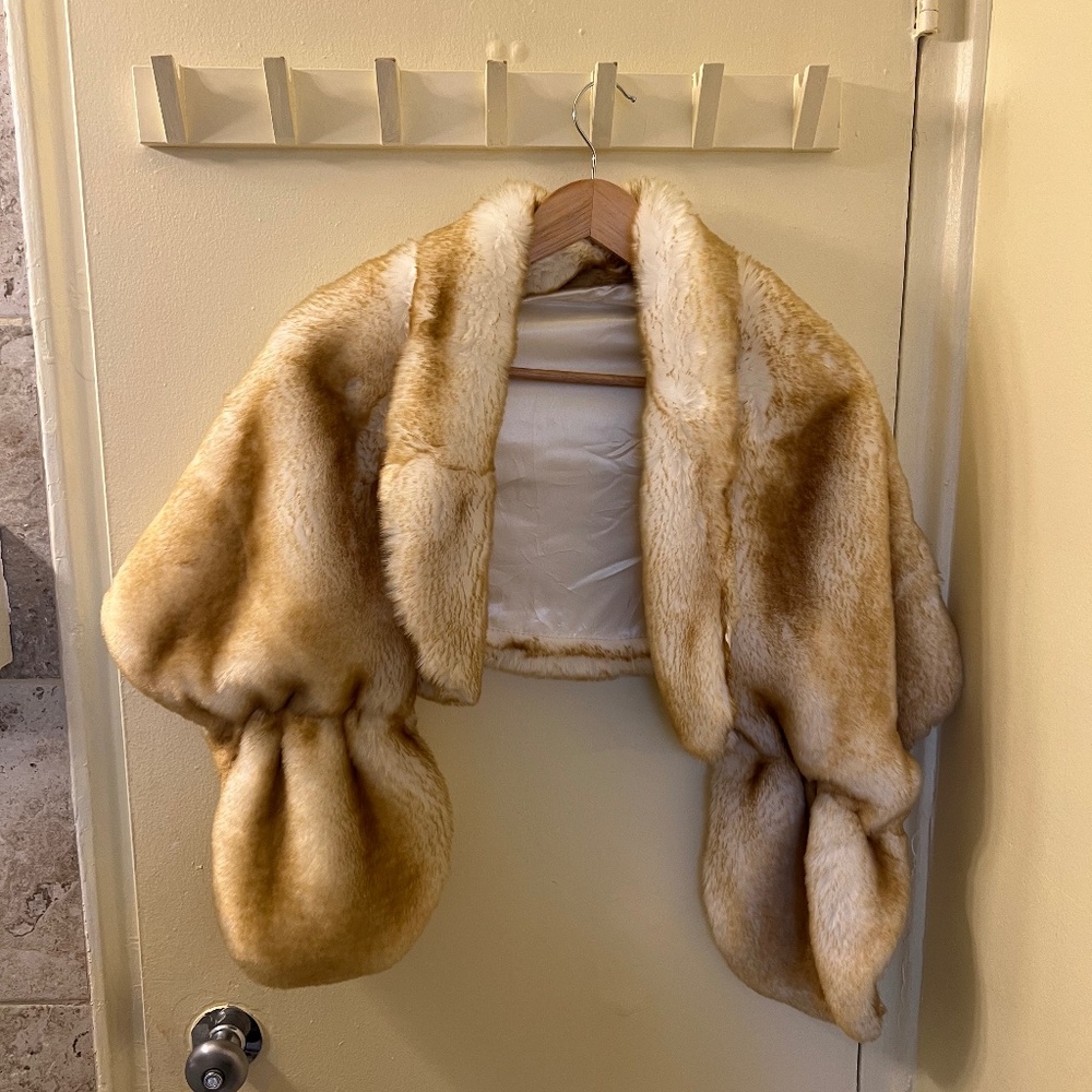 Faux Fur Shawl